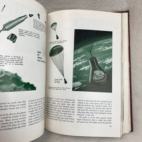Vintage 1960 Book of Knowledge Annual by Grolier – Illustrated Science & Culture - Picture 10 of 11
